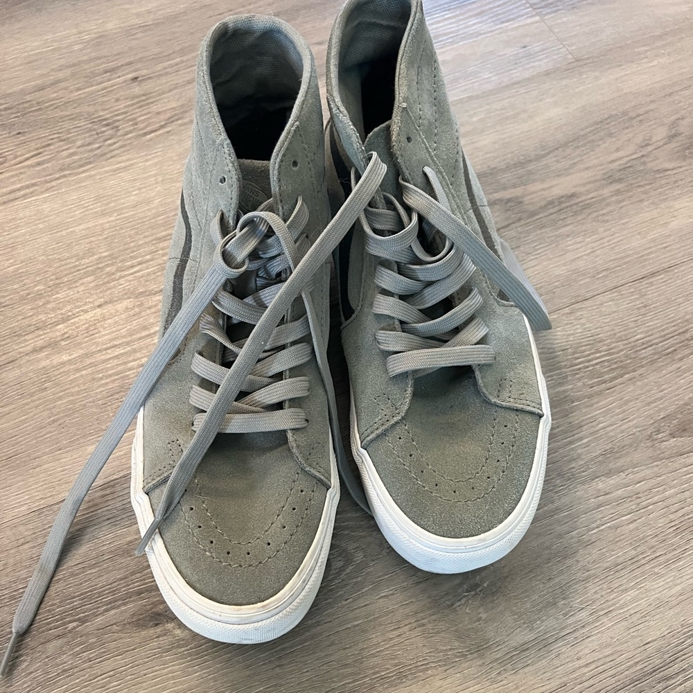 Vans Olive High-Top Sneakers - Picture 2 of 3